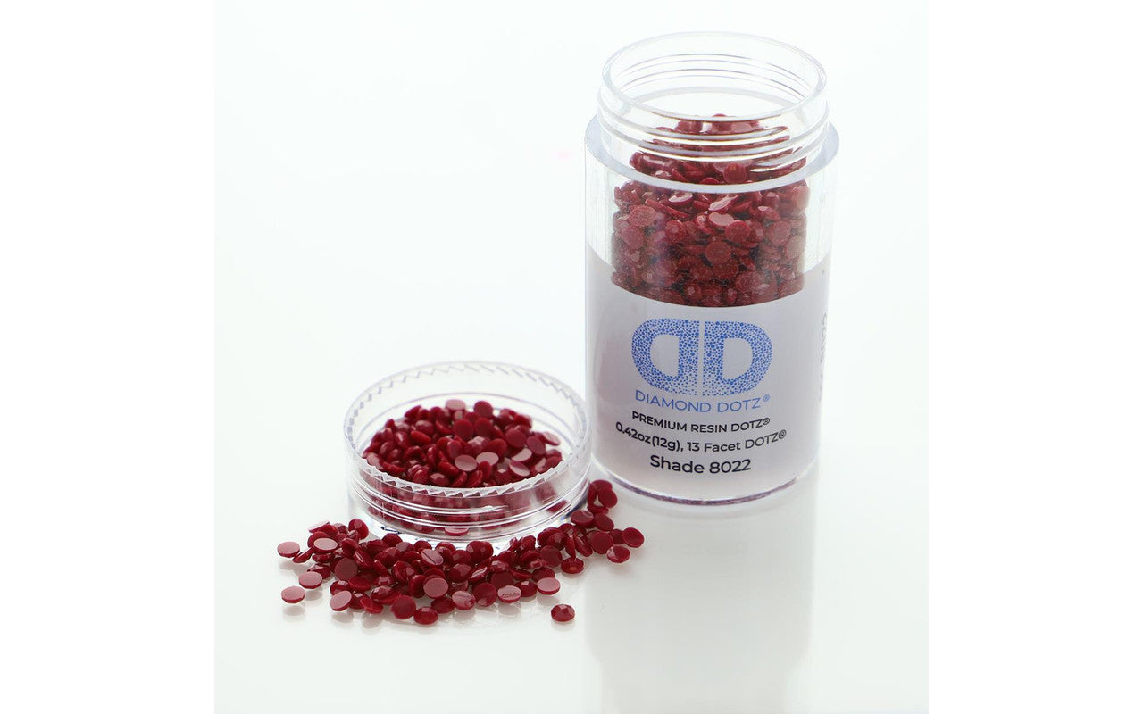 Gemas Diamond Dotz Freestyle 2,8 mm 12 g Carmesí oscuro 8022
